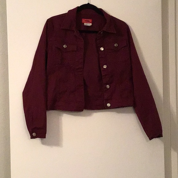 Red Denim Jacket - Picture 2 of 5